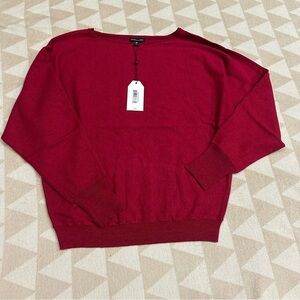 Universal standard raspberry pink super soft crewneck sweater